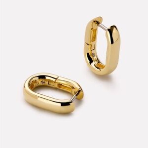 NWT Ana Luisa Rox Mini Bold Huggie Earrings